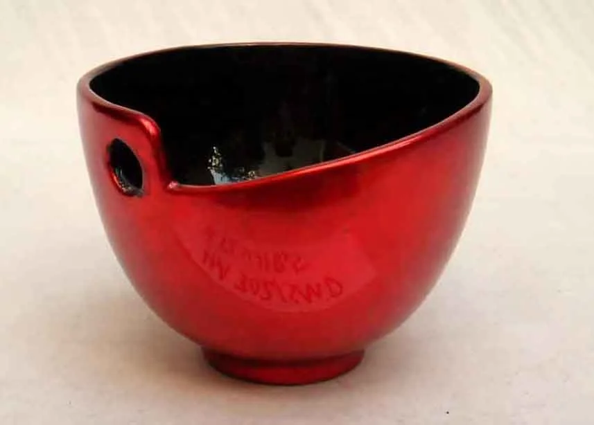 Рисовая чаша с круглым лаком изделия ручной работы из Вьетнама подходит для домашнего декора посуды кухонной утвари