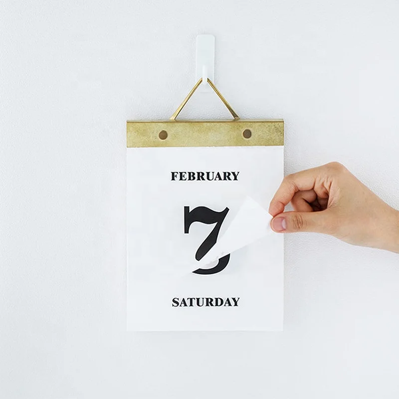 Mini Large Custom Printing Magnetic 365 Daily Card Desk Wall Tear off Calendar