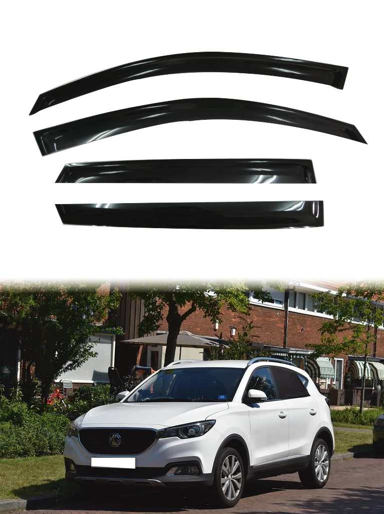 Vent Sun Shade Rain Guard Door Visor for MG ZS 2017-ON Window Visor TW Protection & Decoration 4 Pics Window Visors T/T, Paypal
