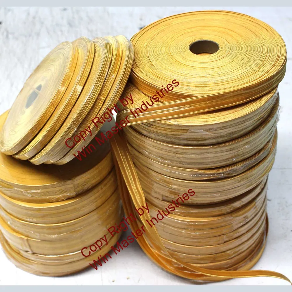 Braid Gold Mylar Lace 25mm Wide Ceremonial Braided Laces And Ribbons For Ceremonial Uniforms