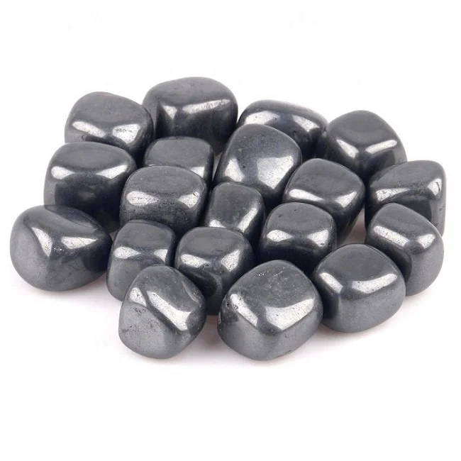 stone tumbled Hematite natural crystal tumbled healing bulk pebble agate Gemstone reiki chakra wholesale bulk