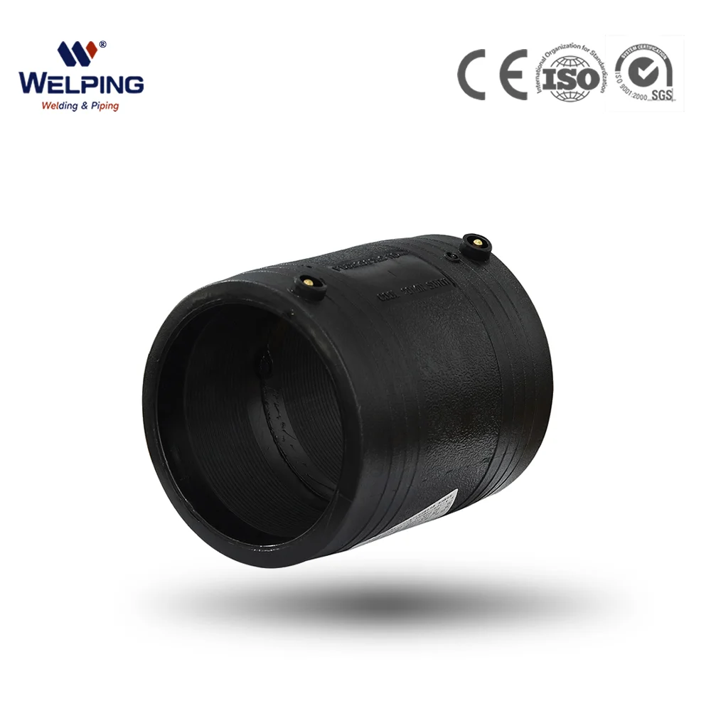 HDPE pipe fitting Electrofusion coupler of 1.6MPa  electrofusion coupling direct