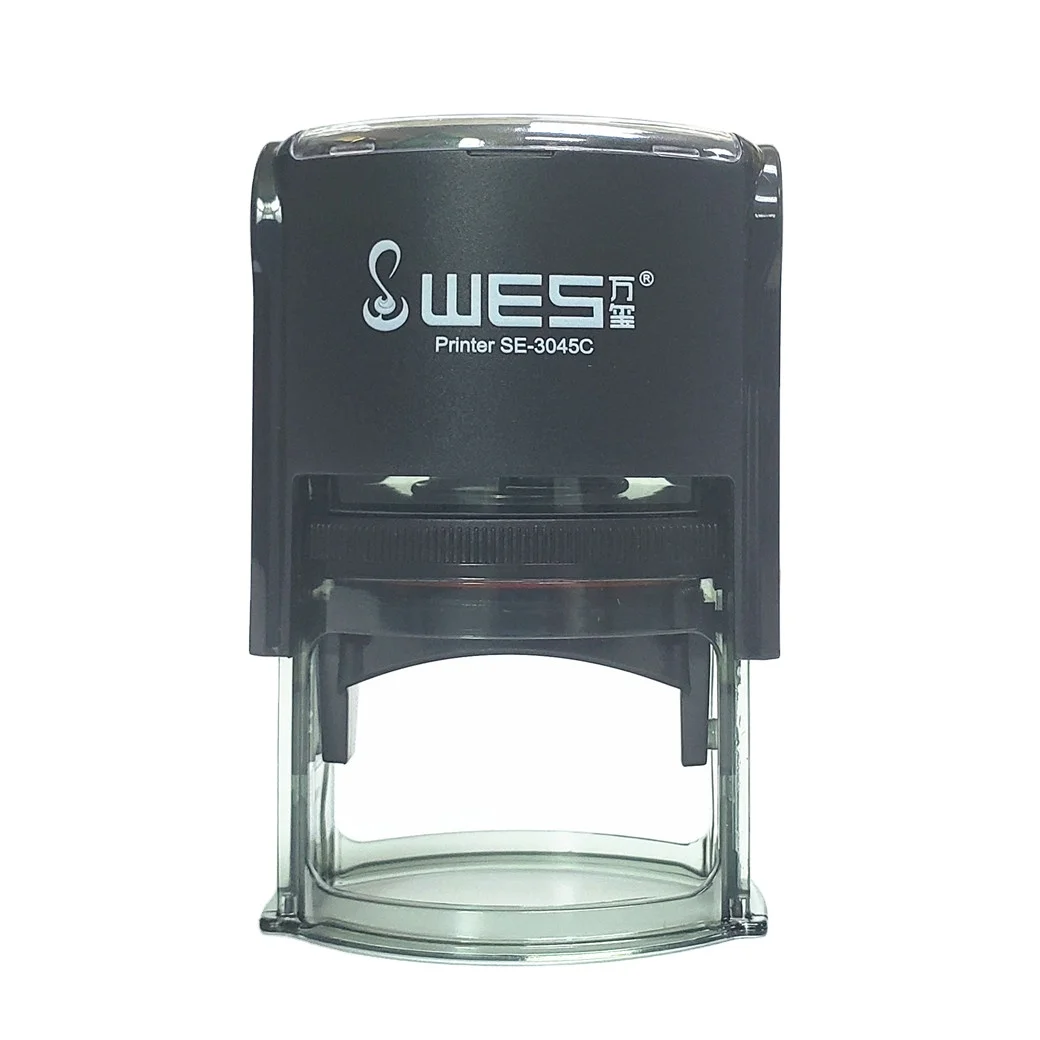 Good quality office stamp WES SE-3045 self-inking stamp custom business stamp