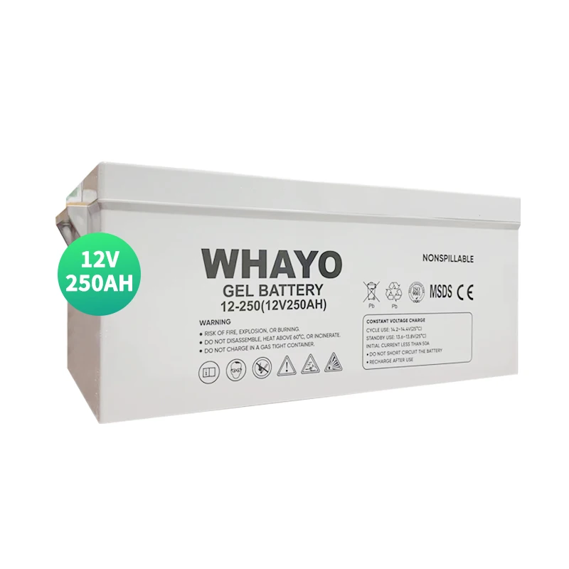 Solar Set With Battery Wholesale Solar Gel Battery 12v 100ah 200ah 250ah 300ah Deep Cycle Agm Lead Acid Batteries