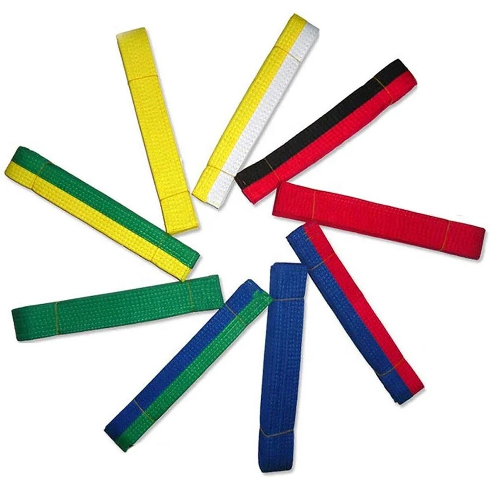 Custom 160cm - 360cm Various Colors Durable Belts 100% Cotton Martial Art Bjj Judo Karate Taekwondo Black Belts