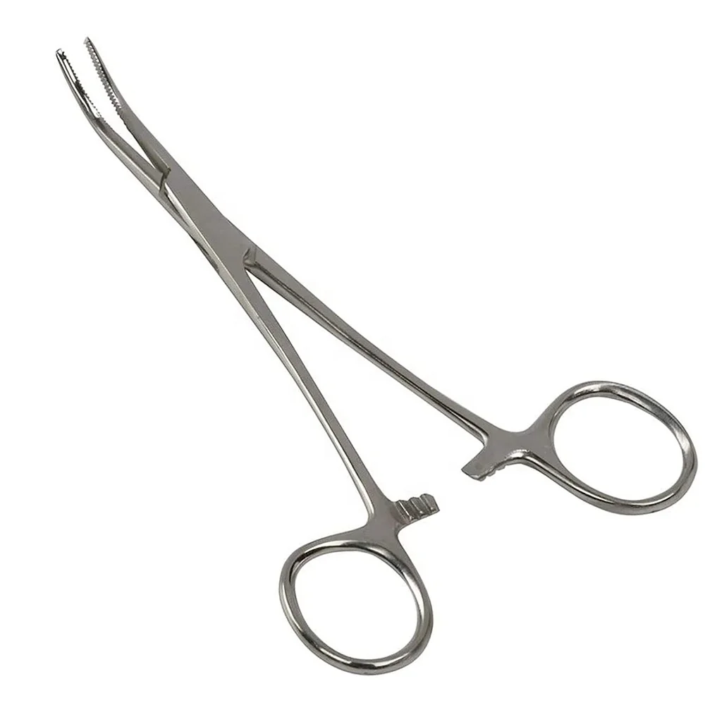 Высококачественные изогнутые артериальные щипцы Kelly из нержавеющей стали лабораторные инструменты