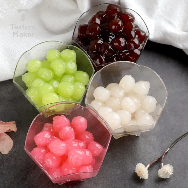 Специализированная покупка фруктов Конжак кофейные желейные шарики конфеты хорошего качества-коричневый сахар (rts)