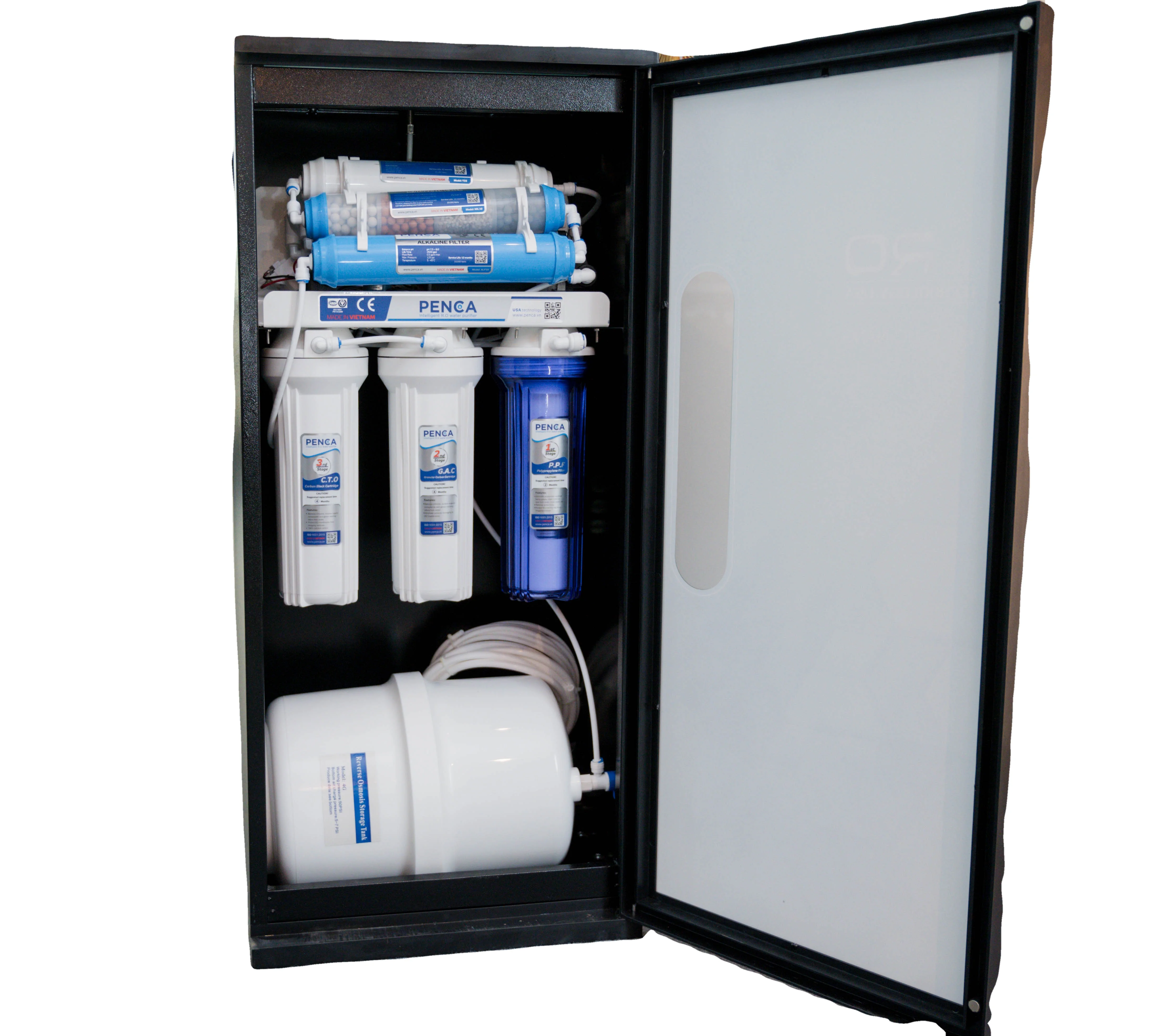 Penca Vietnam с активированным углем Aqua 7-ступенчатая система обратного осмоса очиститель воды Настольный диспенсер для