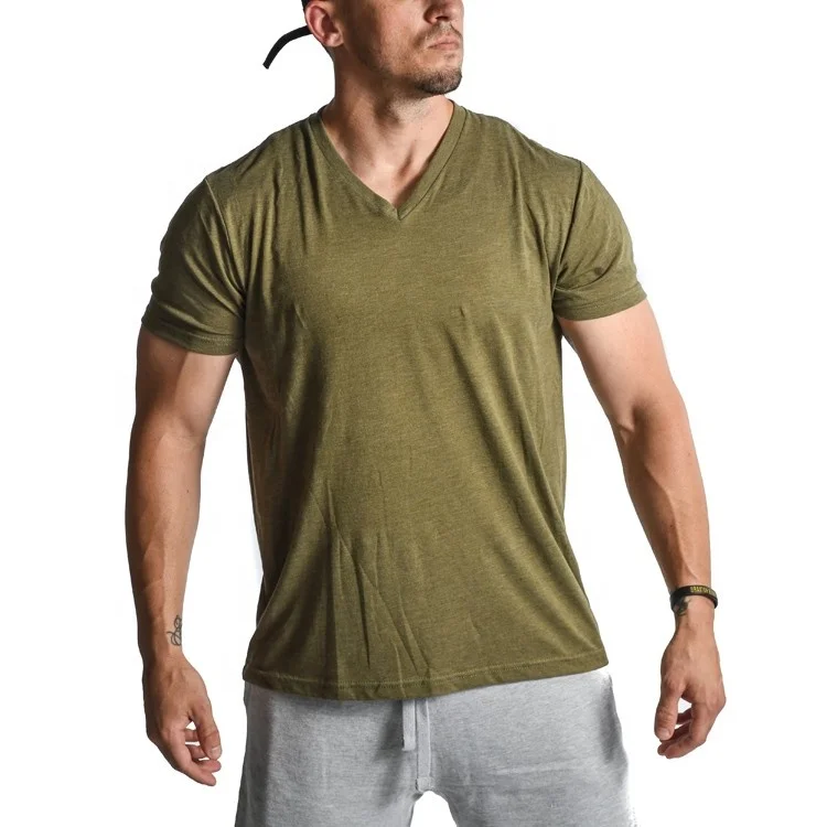 New Design Fashion  Casual v neck Soft  t shirt Airy Comfort Super Soft Feel Tee with Custom Logo Printing breathable