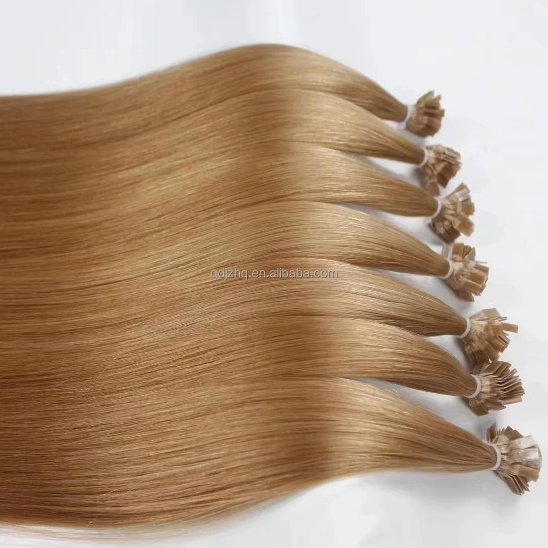 High Quality Raw Remy Virgin Human Hair Vietnam Double Drawn Pre-bonded  Flat/U/I Tip Extensions
