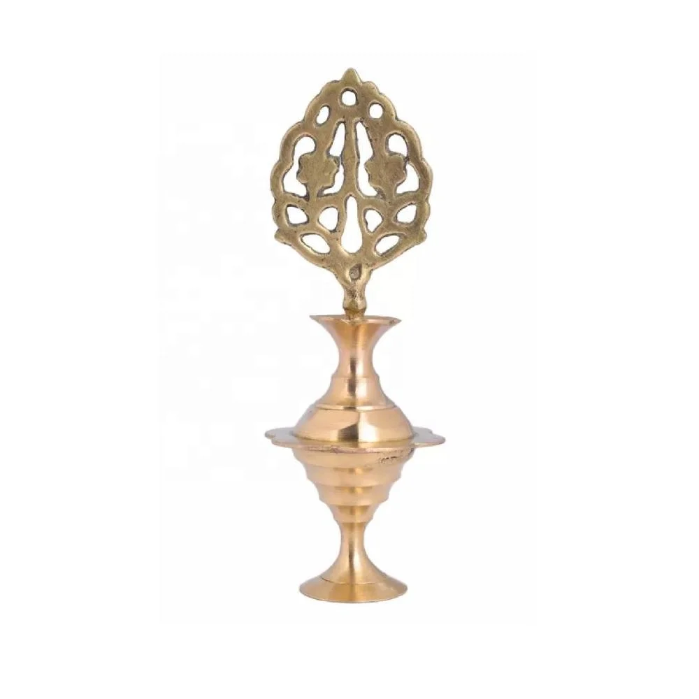 Brass Surma Dani Khol Holder Brass Metal Engraved with Floral Designs Use to Hold Kajal Showcasing Beautiful Metal Surma Dani