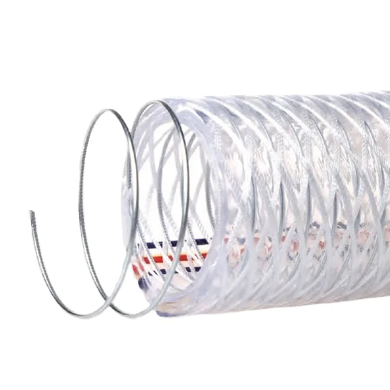 PVC steel wire high strength polyester fiber composite reinforced hose