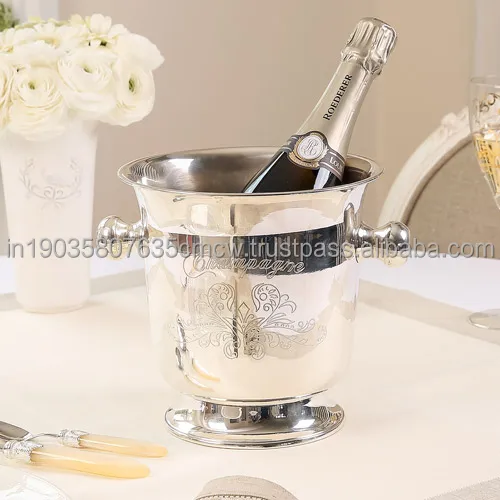 Hotselling Latest Model Ultra Luxury Brass Wine Cooler Bucket use for Home Garden Party Hotel in wholesale price