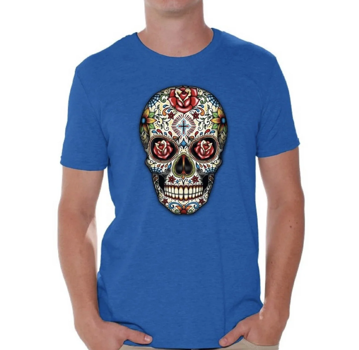 Мужские футболки на заказ белая футболка большого размера из 100% органического хлопка с цветной вышивкой логотипа мужские