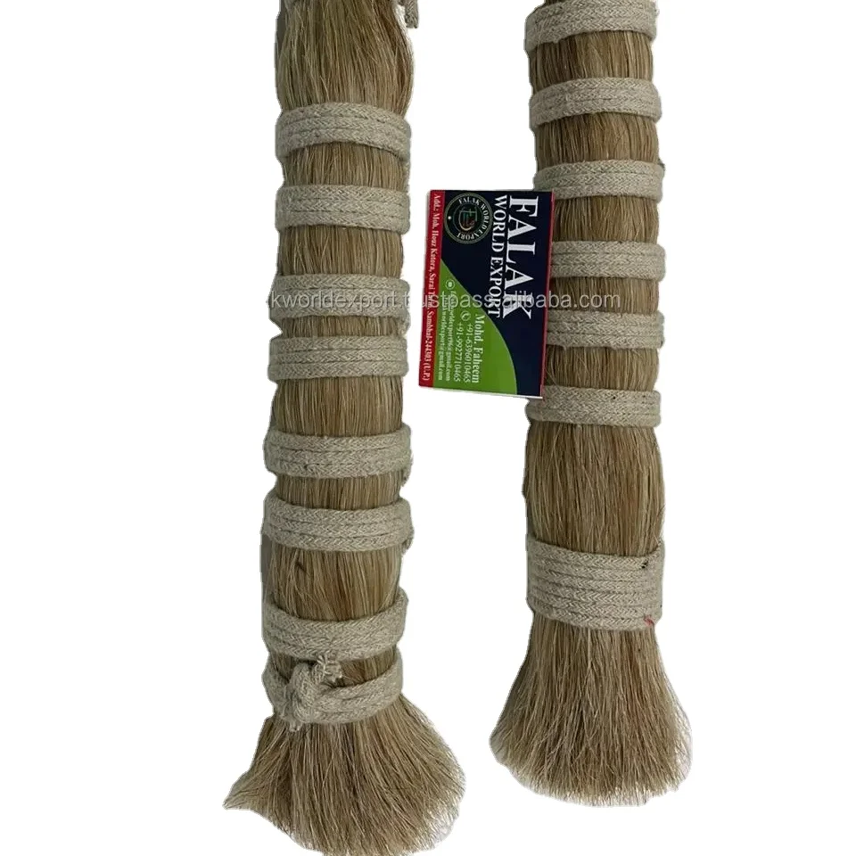 Top quality buffalo tail hair and 100% natural and real Use for making brush From India