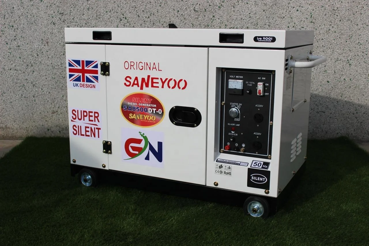 Super Silent Diesel Generator 6kw Generator 6kw Saneyoo SA8500DT-0 Diesel Generator UK Design perkin cummin 15 Kva 5kW 6kW 7kW