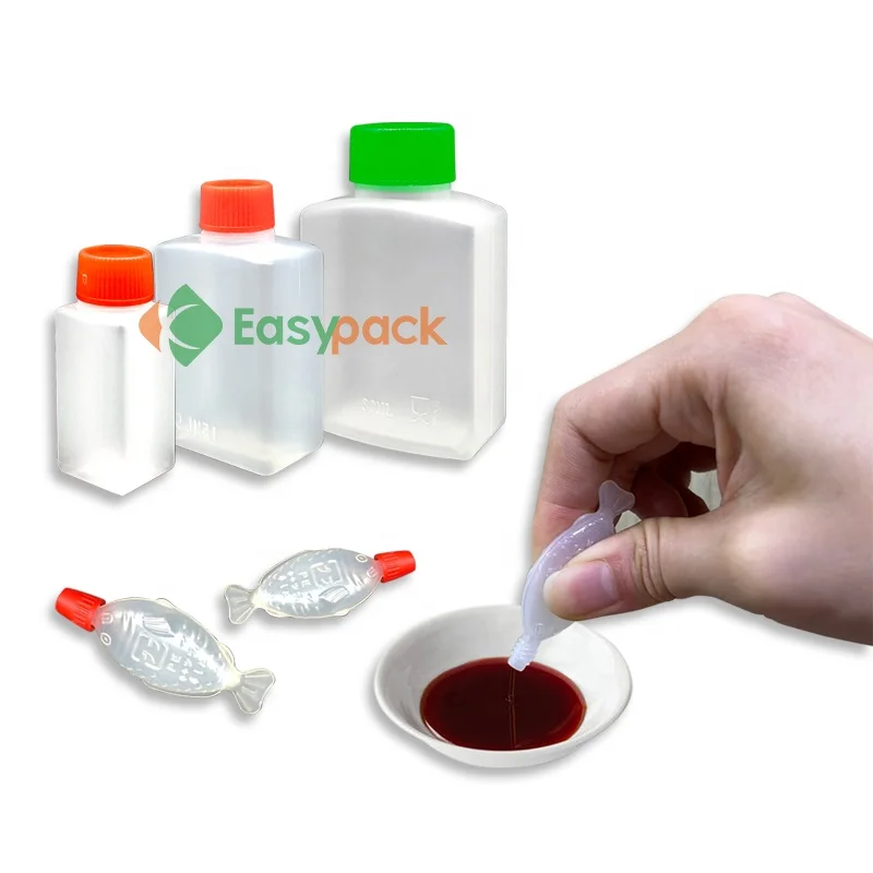 6ml 15ml 30ml Wholesale PE mini plastic soy sauce bottle