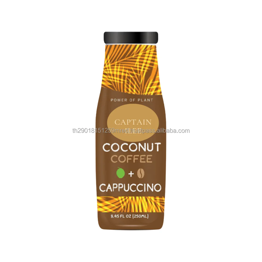 New Cappuccino Coconut  Coffee  Drink Nice Aroma Finest  Regular and Unsweetened Low Calories Dairy Free Gluten Free No Transfer