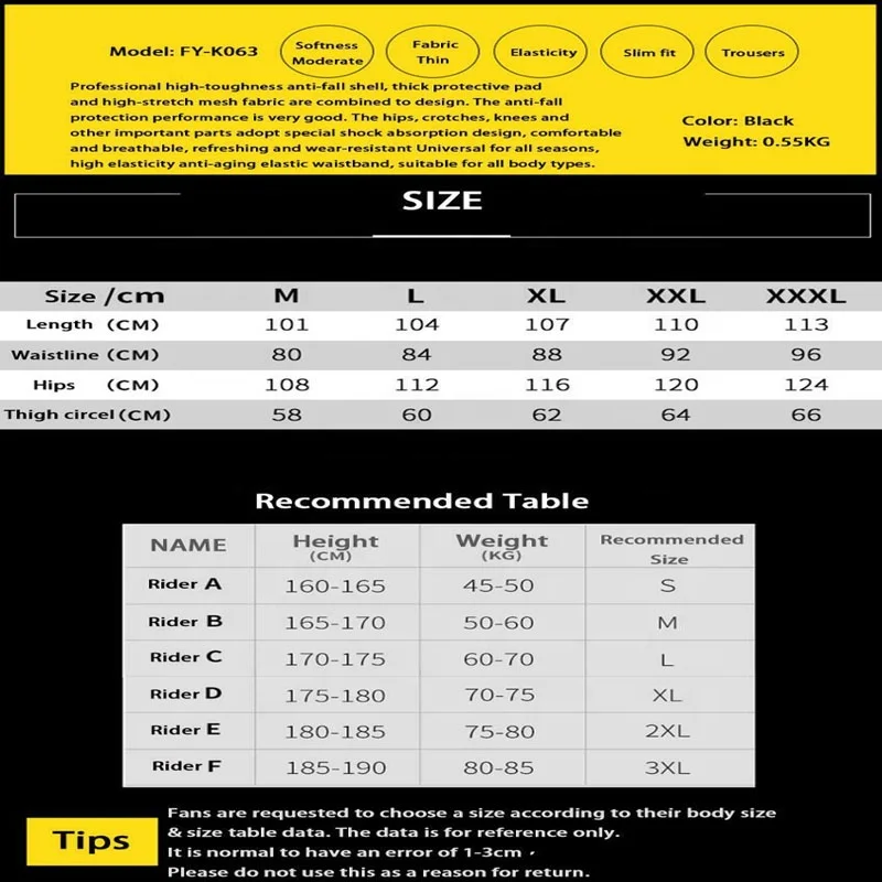 
Latest Motorbike Armor Pants Riding Motorbike Trousers Knee Protective Gear Road Racing Sports Motorcycle & Auto Racing 15 Piece 