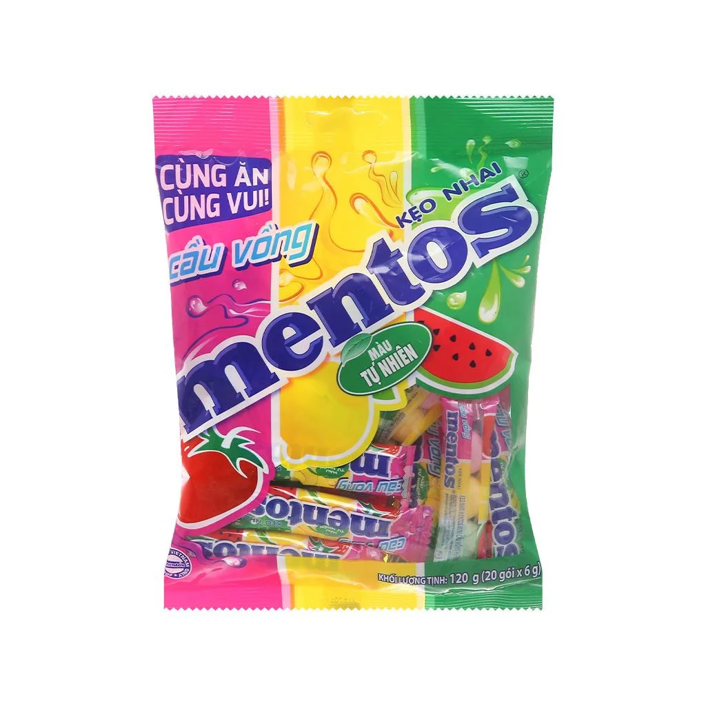 Wholesale Candy Mento MINI SOFT CANDY FRUITY 120g Vietnamese Exporter