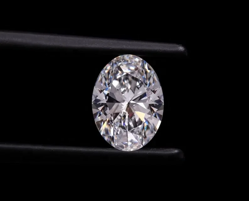 Beautiful Oval Cut CVD Lab Grown Diamond For Engagement Ring & Earrings Customized Diamond Best Gift For Her Loose Diamonds