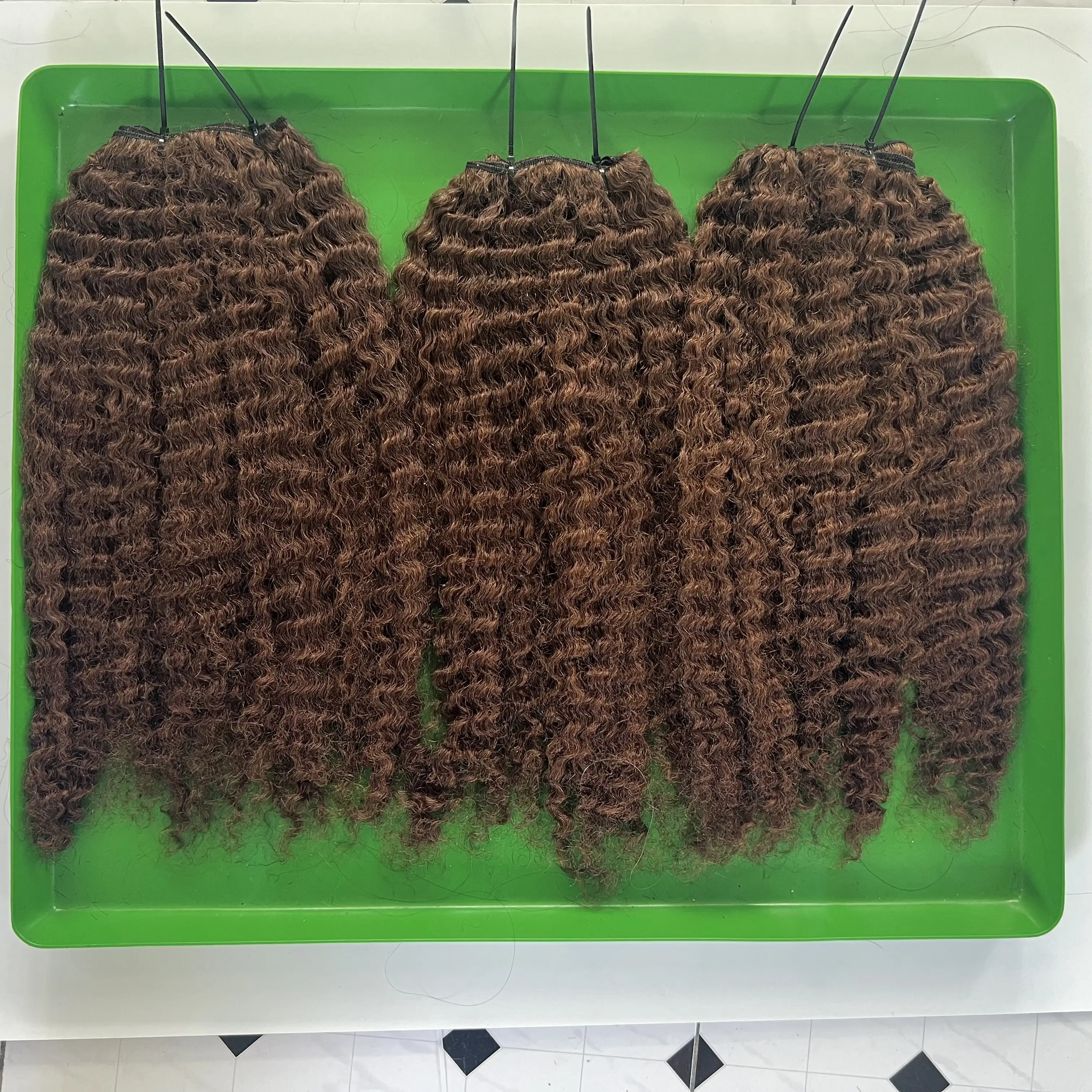 Price Wholesale Raw Hair Extension Wholesale Qhair Raw Hair Black Burmese Curly Genius Weft Machine Bundles From Qhair