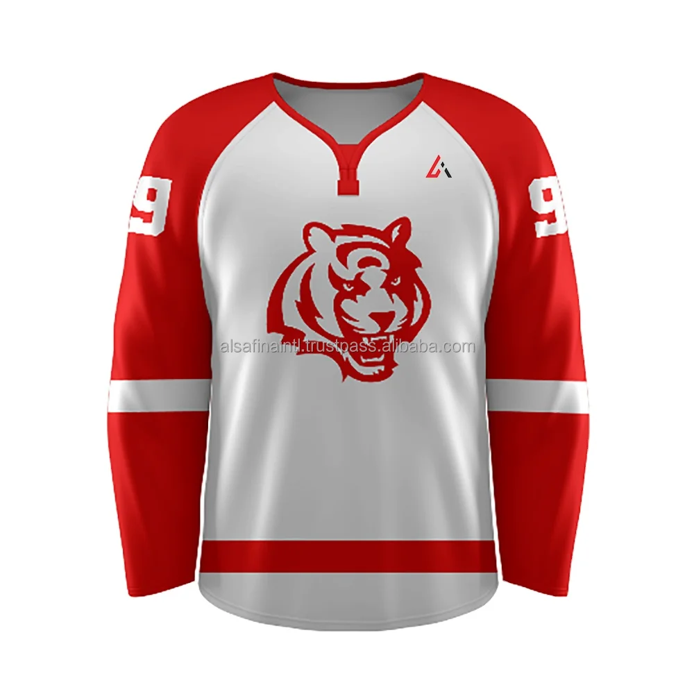 Мужская сублимированная оптовая продажа пустой хоккейной Джерси