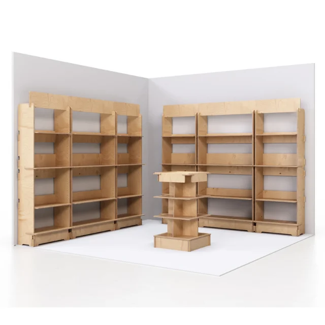 Display Island Retail Shop Trade Show Standing Table Display Unit Fashion Island Display Rack