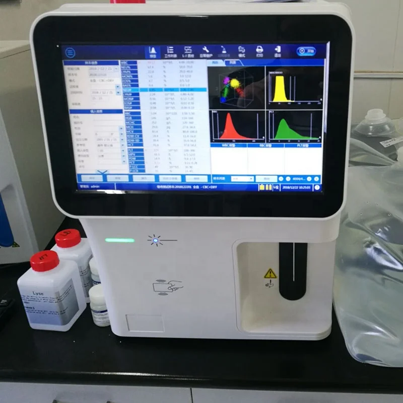 biobase Price 5-Part Auto Hematology Analyzer with Touch Screen Auto Blood Analysis Price BK-6310 for hospital lab
