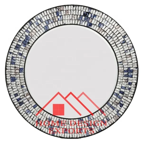 Home Hotels & Restaurants Latest Home Decor Decorative Mosaic Wall Mirror for Living Room Decorations