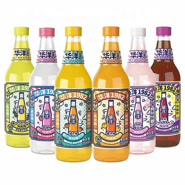China Product Beverages Daily Soft Drink Huayang 1982 Carbonated Drinks Glass Bottled and Can Ready to Drink