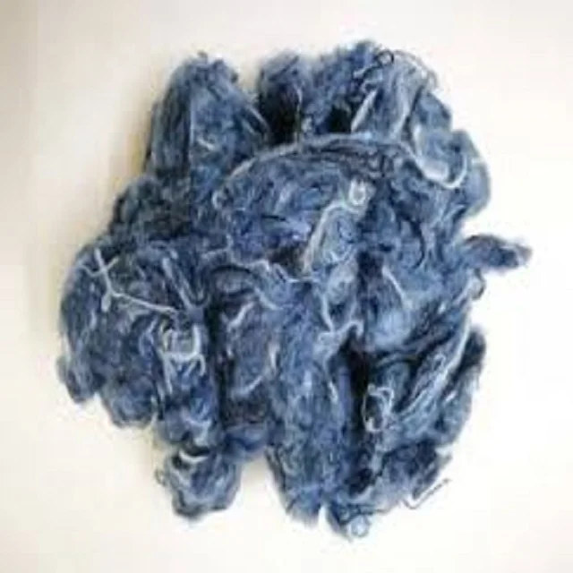 Blue Denim Cotton Waste Recycled Denim for Non Woven Felt Fabric Recycled Denim Insulation - Whatsapp: +84985328680 - Ms. Amy