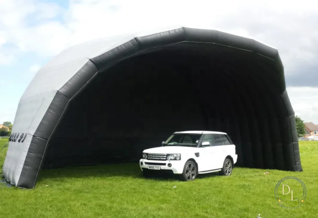 Inflatable Hail Proof Car Cover Car Garage Inflatable Event Tent super stage cover tent black and silver