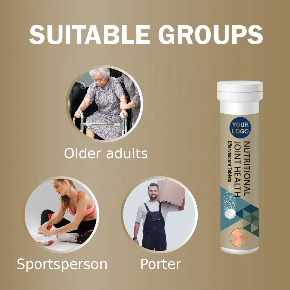 OEM ODM Customized Bone supplement mobility support vitamin effervescence tablet