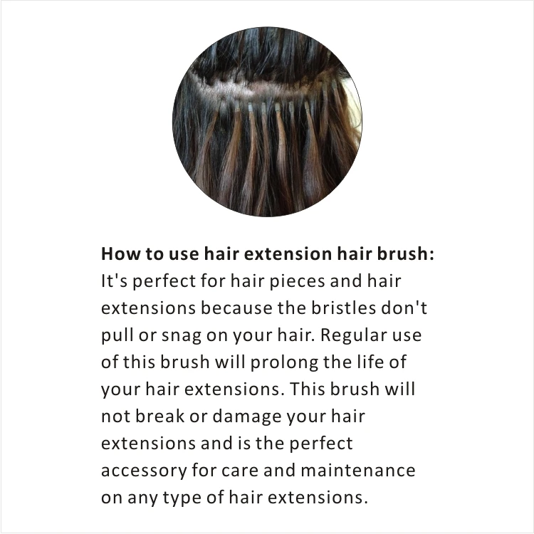 
Professional hair extension brush salon hair brush comb 