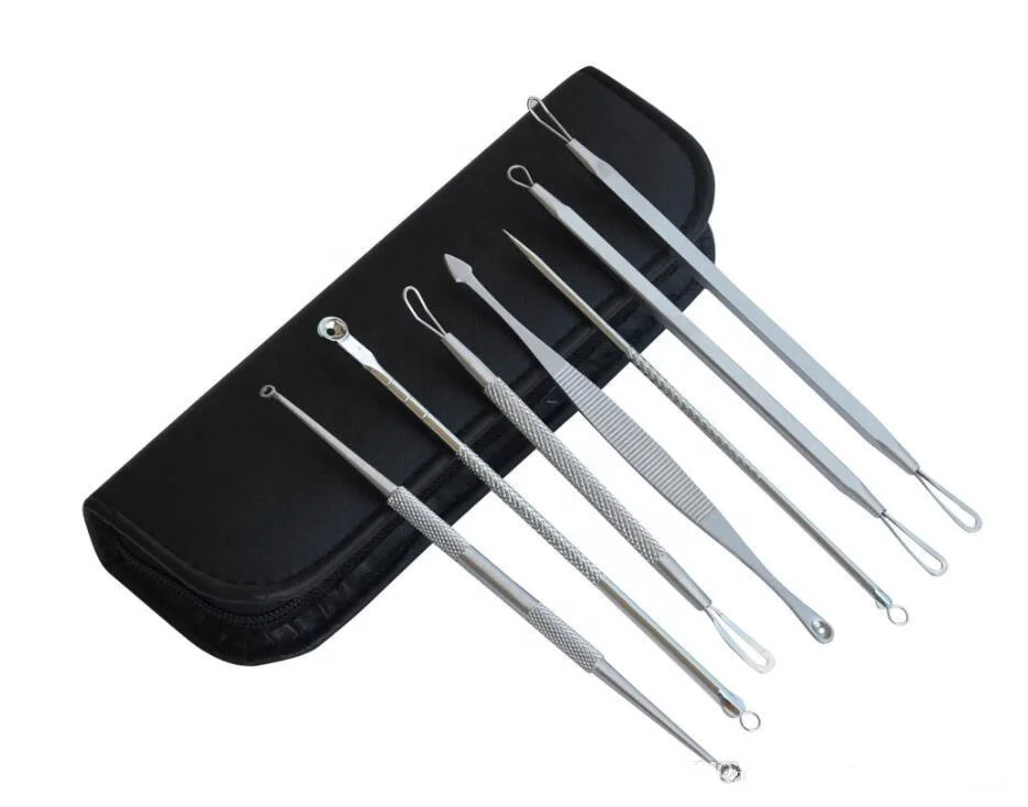 Blackhead Remover Comedone Extractor Acne Removal Kit for Blemish Whitehead Popping Zit Removing for Nose Face Tools
