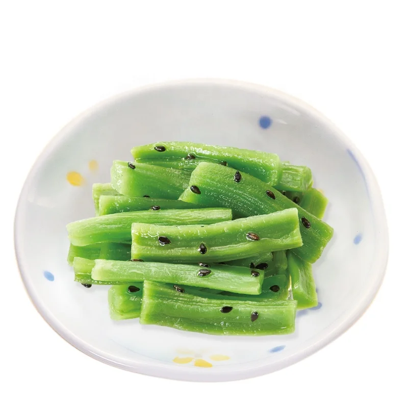 crispy&fresh high in fiber seasoned mountain vegetable with sesame vegan frozen vegetable