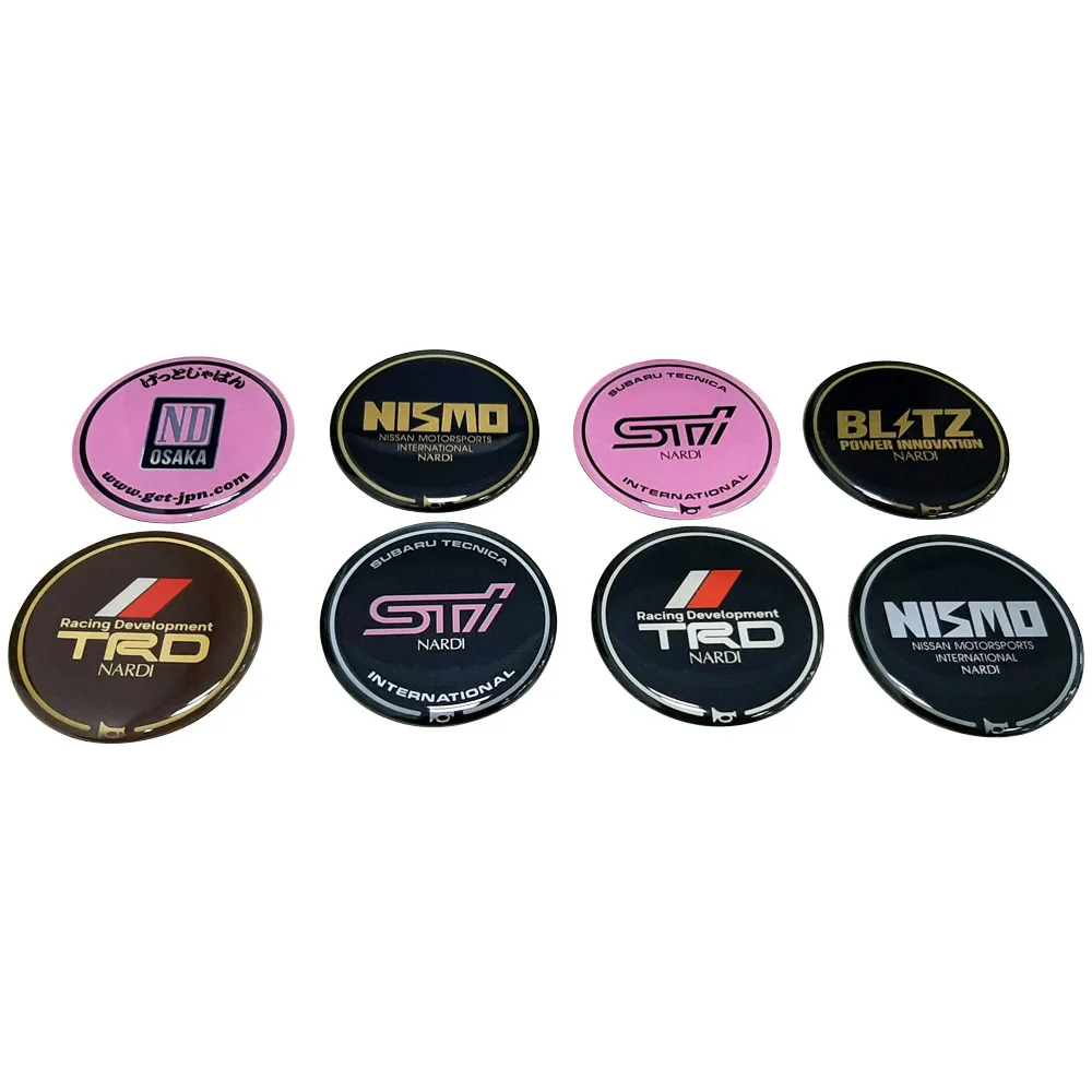 wholesale pink epoxy label round domed sticker logo decal with adhesive for decoration