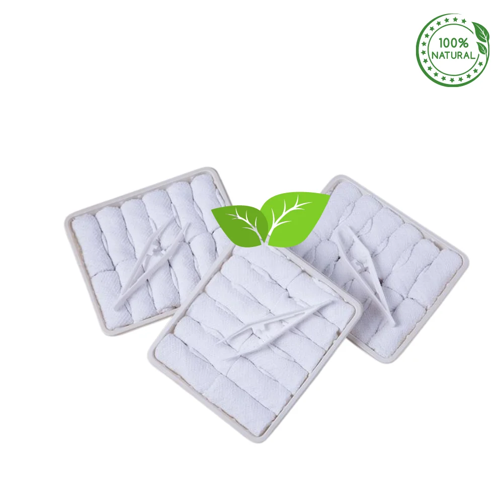 White color AIRLINE TOWELS/HAND TOWELS/KITCHEN TOWELS soft and cleaning towel use for airlane cheap price from vietnam