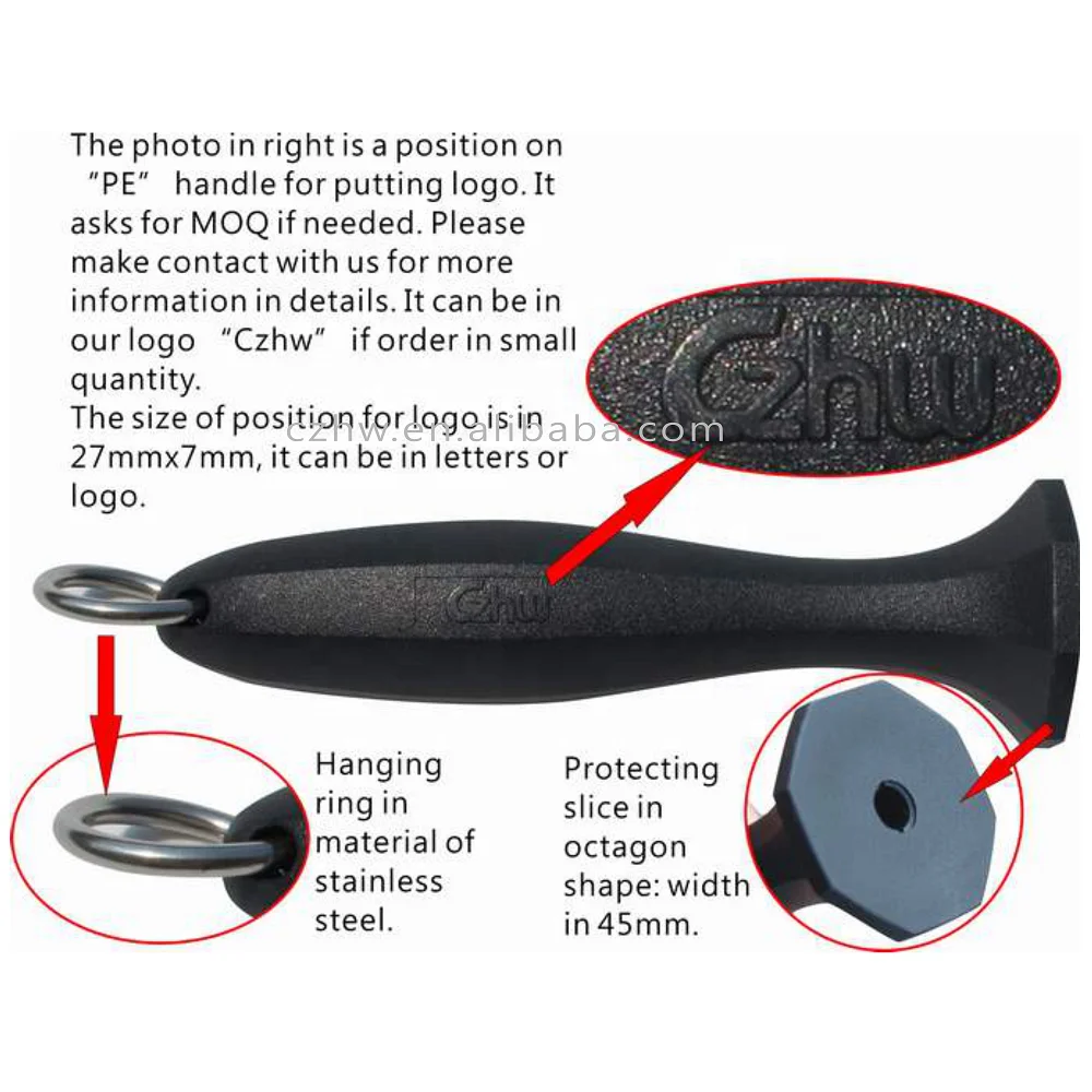 Black ceramic knife steel sharpener sharpening steel