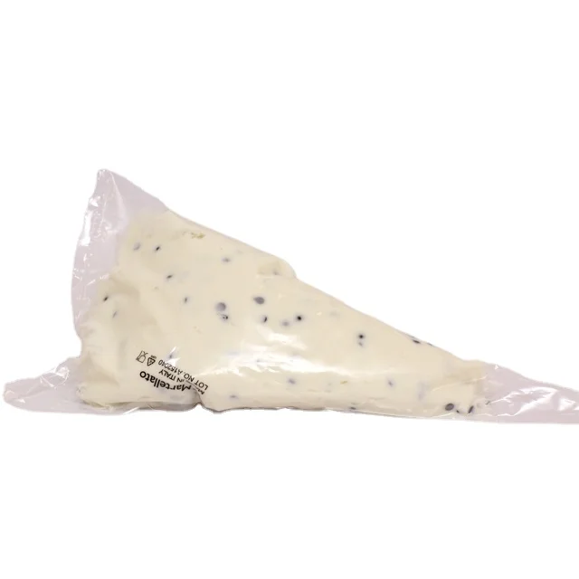 Sicilian high quality Ricotta Cream with chocolate drops in sac a poche 250gr 22pcsXcartoon for export