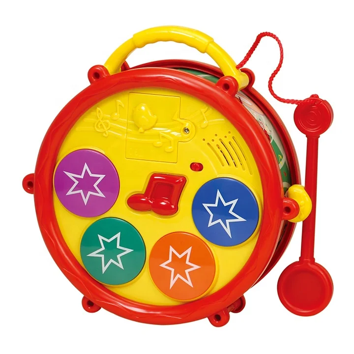 Creative Drum Toy Instrument Musical Toy for Baby Electronic Unisex ABS  educational Toy Birthday Gift for Girl Boy