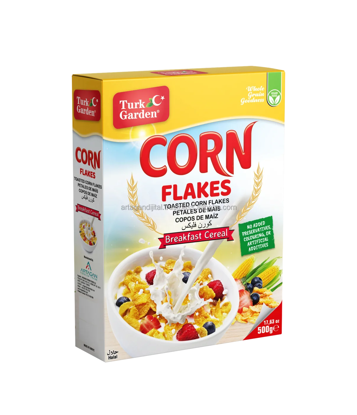 Высококачественные кукурузные хлопья, органические кукурузные хлопья, лучший вариант и полезные шарики Choco из Турции, лучший вариант и здоровые кукурузные хлопья