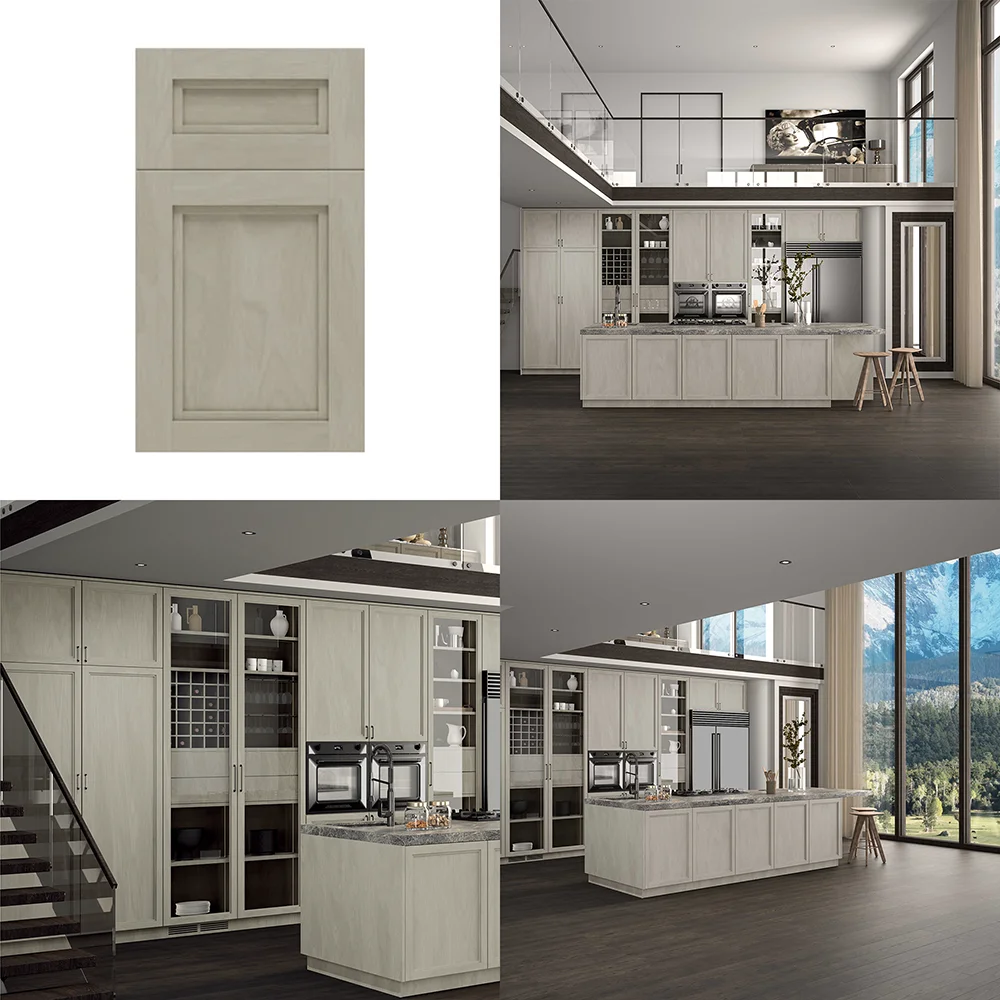 Wholesale Simple Design Modern Kitchen Cabinets Storage MDF Solid Wood Case Cabinets Bathroom Island