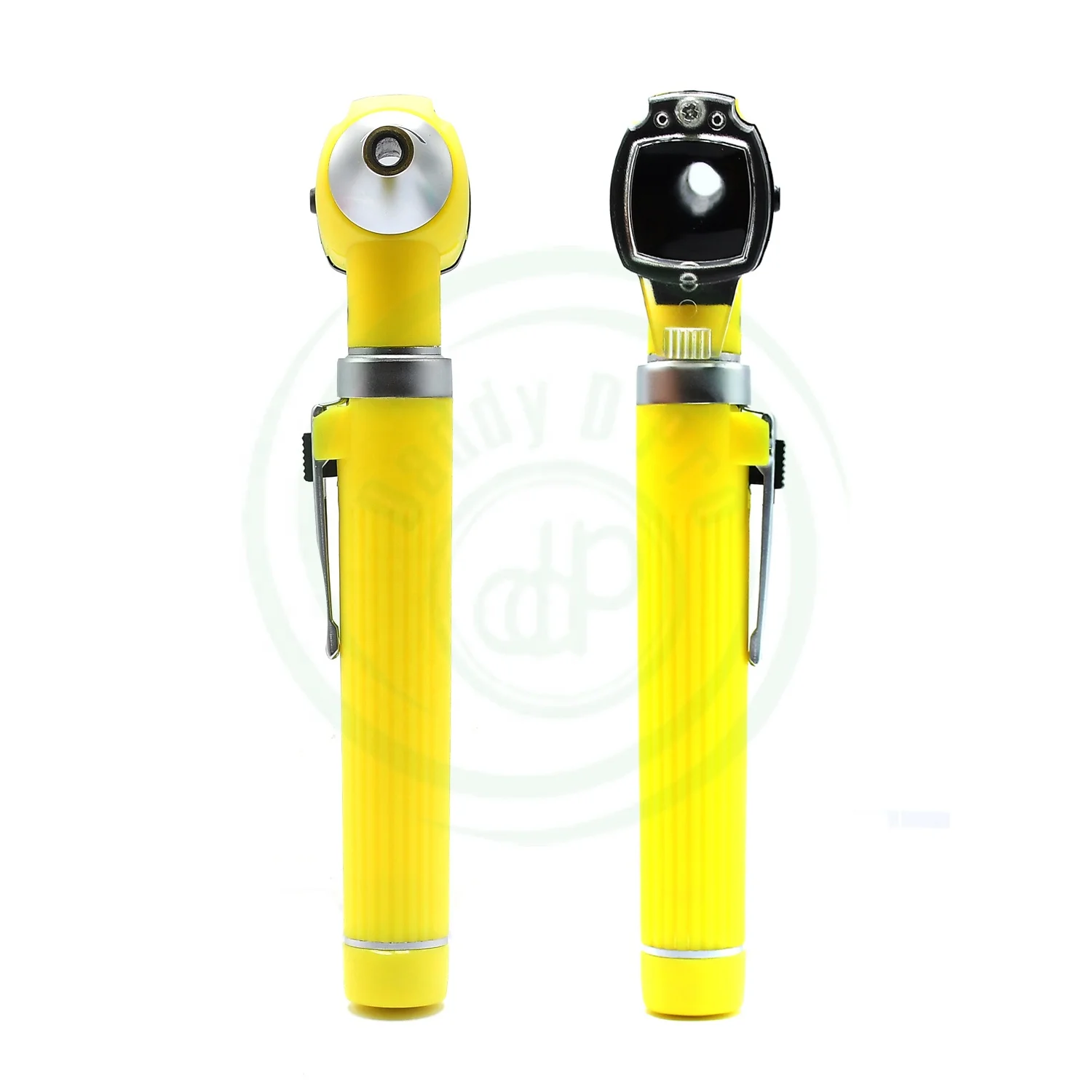 Professional ENT Diagnostic Portable Otoscope and Ophthalmoscopes LED Mini Otoscope YELLOW Pocket Mini Compact