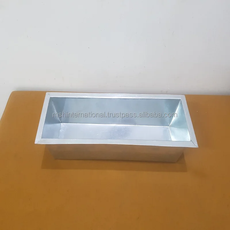  Металлические оцинкованные длинные цветочные горшки Лидер продаж домашние декоративные