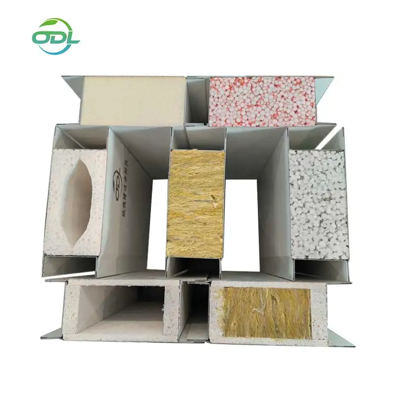 Building Warehouse Insulation Metal Construction Materials Wall Roof Thermal Insulated Sandwich Panel