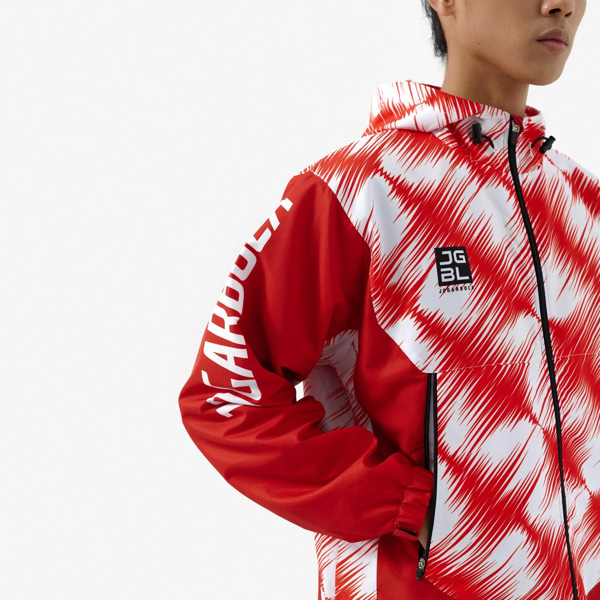 Waterproof custom logo sublimated Jacket  for Men High quality Sportswearsweat shirt durable apparel manufacturer high neck