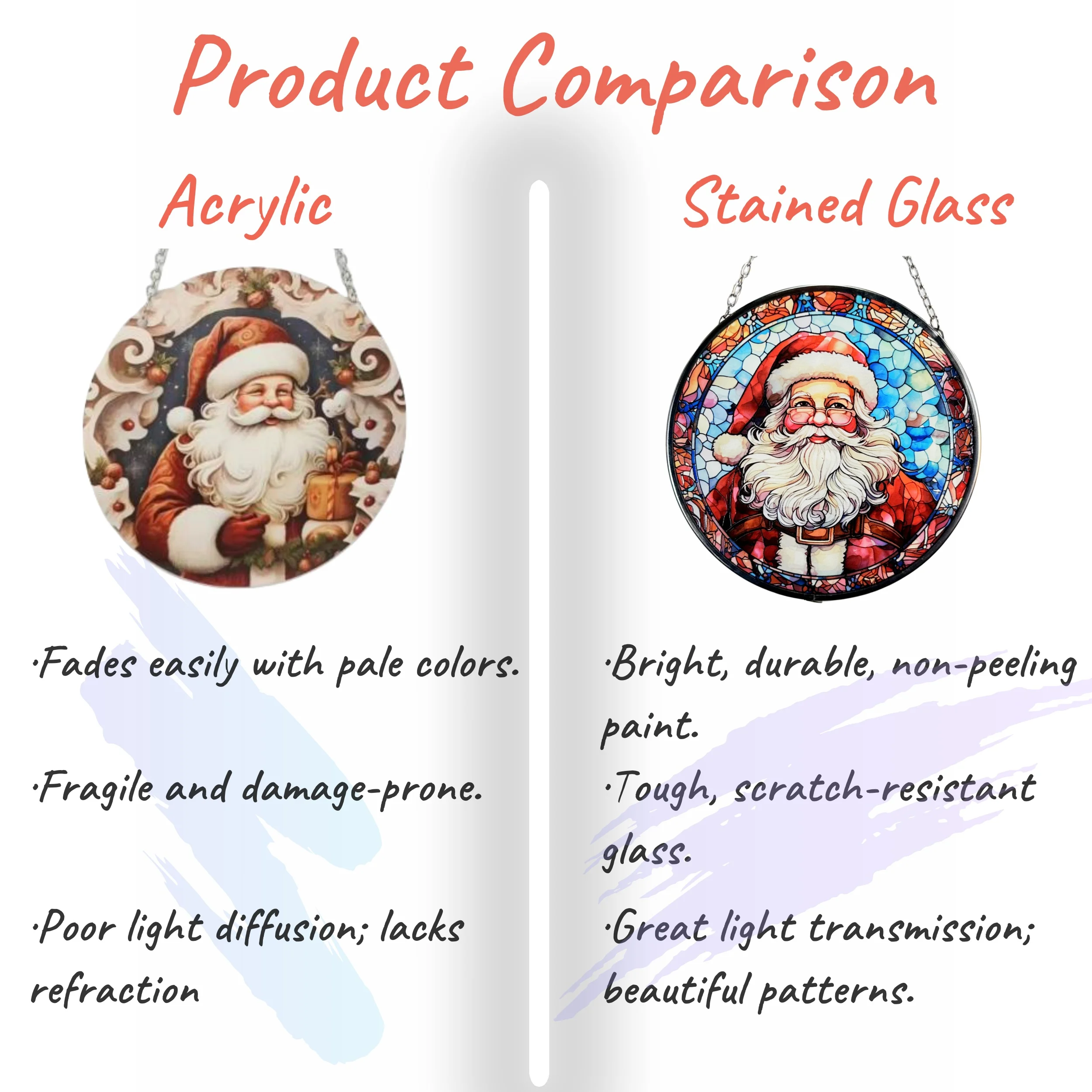 Sunbeam Diffusion Suncatcher Starry Night Village: Handcrafted Enchanted Forest Mosaic Glass Bird Glass 10 Ornaments Blue 0.4mm