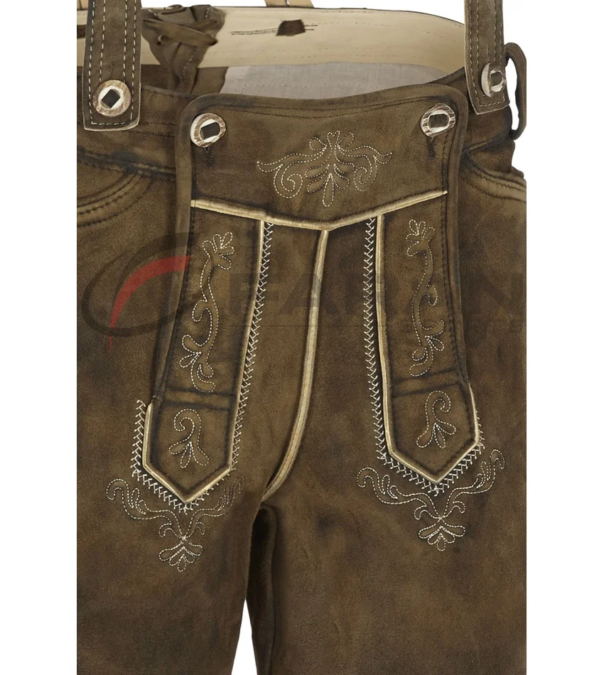 Oktoberfest Festival Tradition Shorts German Formal Wear Lederhosen Bavarian Leather Pant In High Quality Trachten Wear